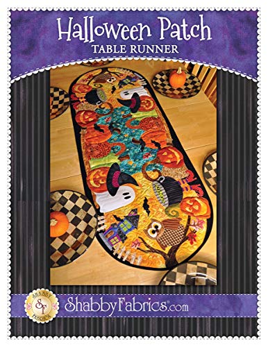 Halloween Patch Table Runner Pattern by Shabby Fabrics