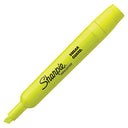 Sharpie Highlighter Smear Guard, Accent Tank, Yellow, 12-Count