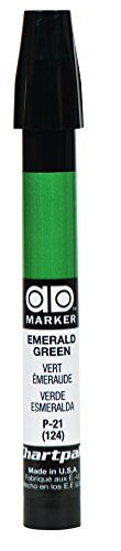 The Original Chartpak AD Marker, Tri-Nib, Emerald Green, 1 Each (P21)