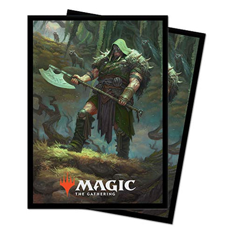 Magic: The Gathering Throne of Eldraine - Garruk, Cursed Huntsman Deck Protector Sleeves (100 ct.)