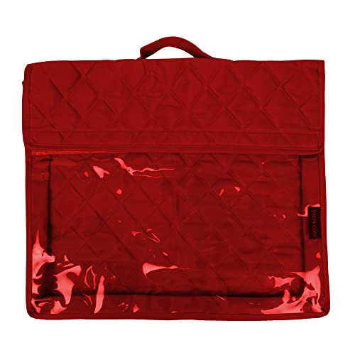 Yazzii Craft Project Folder Red Storage