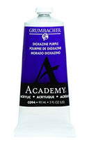 Grumbacher Academy Acrylic Paint, 90ml/3 oz Metal Tube, Dioxazine Purple