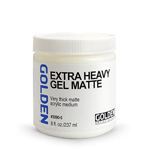 Golden Acryl Med 8 Oz X-Heavy Gel Matte