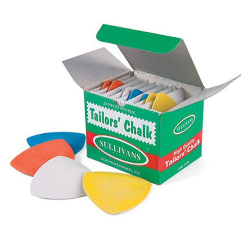 Sullivans Professional Tailors' Chalk for Fabric 12-Piece for Quilting, Sewing, Crafting