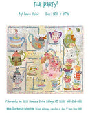 Tea Party Collage Quilt Pattern by Laura Heine