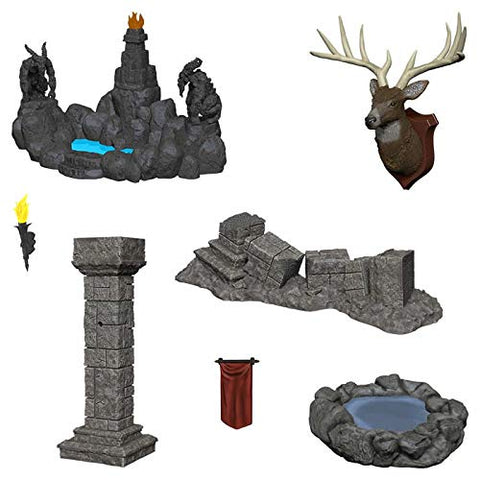 WizKids Deep Cuts Unpainted Miniatures Terrain: Wave 11: Pools & Pillars