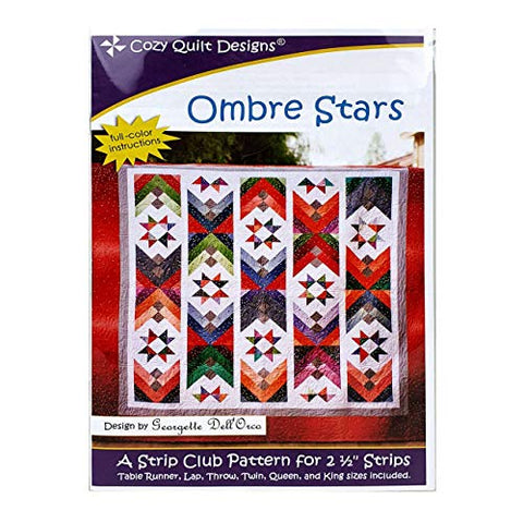 Cozy Quilt Designs Ombre Stars Pattern