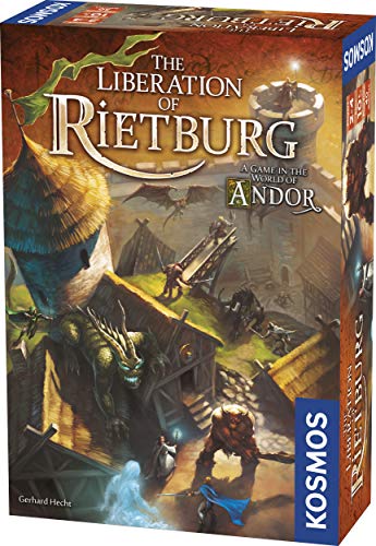 Thames & Kosmos 691746 Kosmos: The Liberation of Rietburg World of Andor, Co-op Game, 2-4 Players, Ages 10+ , Brown
