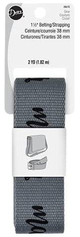 Dritz Maker 1-1/2in Charcoal Belting 2yds Bag & Tote Accessories, 3