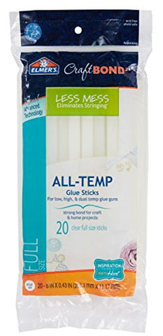 Elmer's Craft Bond Less Mess All-Temp Glue Sticks, 8