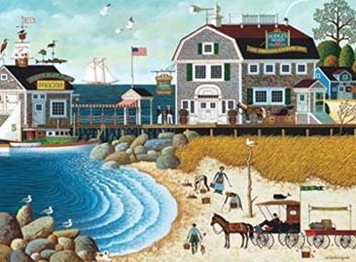 1000 Piece Charles Wysocki Clammers at Hodges Jigsaw Puzzle ,#G14E6GE4R-GE 4-TEW6W268614