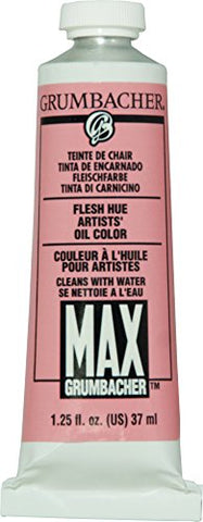 Grumbacher Max Water Miscible Oil Paint, 37ml/1.25 oz, Flesh Hue