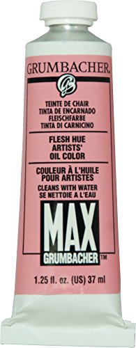 Grumbacher Max Water Miscible Oil Paint, 37ml/1.25 oz, Flesh Hue