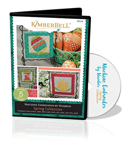 Kimberbell Designs MachineEmbrByNumber: Spring CD