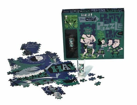 Derek Party Puzzle Pack-Groovy Island ,#G14E6GE4R-GE 4-TEW6W268581