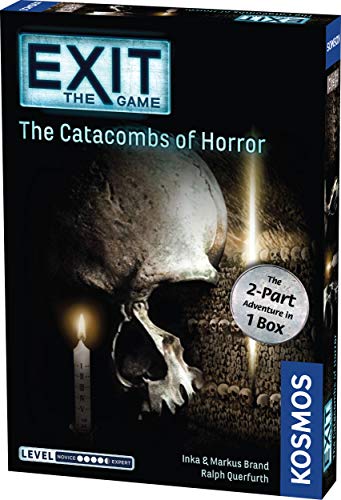 Exit: The Catacombs of Horror | Exit: The Game - A Kosmos Game from Thames & Kosmos | Card-Based, 2-Part at-Home Escape Room Experience for 1 to 4 Players, Ages 16+