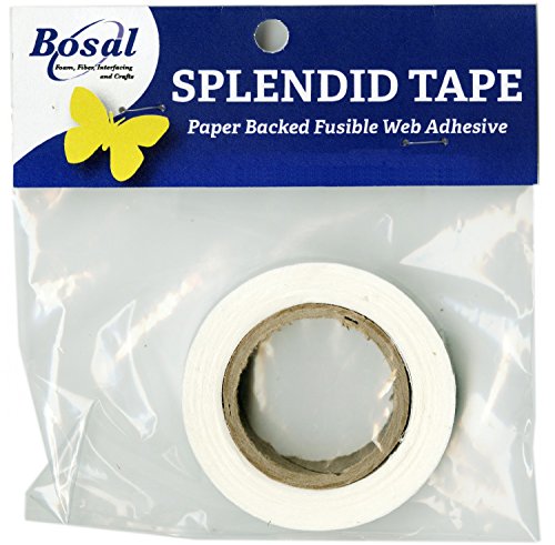 Bosal Splendid Tape Paper-Backed Fusible Web Adhesive 1/2