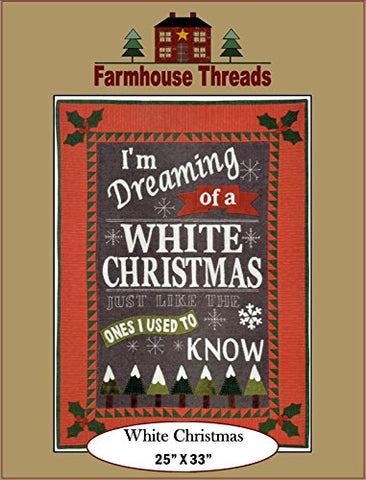 Farmhouse Threads Quilt White Christmas Pattern