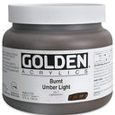 Golden Heavy Body Acrylic - Burnt Umber Light 32oz jar