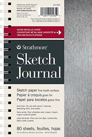 Strathmore STR-025-535 Sketch Journal 80 Sheets, 5.5