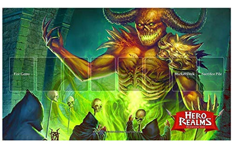 White Wizard Games Hero Realms Playmat: Tyrannor – Neoprene Play Mat - Smooth & Tough – 24 inches x 14 inches - Designed for use with Hero Realms, Multi-Colored, (WWG512)