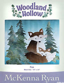 Pine Needles Woodland Hollow Fox Pattern