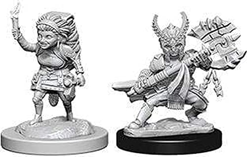 NECA D&D Nolzurs Marvelous Unpainted Miniatures: Wave 6: Female Halfing Fighter