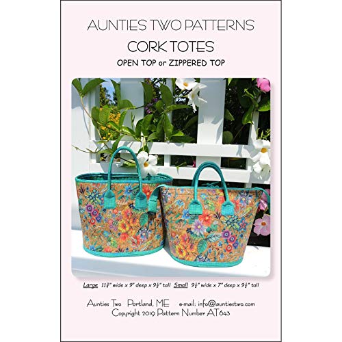 Cork Totes - Aunties Two Bag Pattern