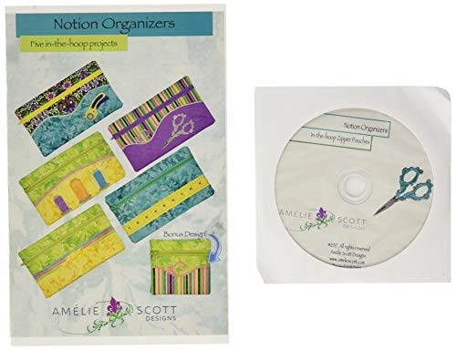 Amelie Scott Designs Notion Organizers Machine Embroidery Designs