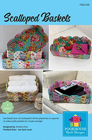 Scalloped Baskets Pattern by Poorhouse Designs