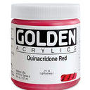 Golden Heavy Body Acrylic - Quinacridone Red 8oz jar