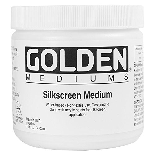 Golden Acrylic Silkscreen Medium - 16 oz Jar