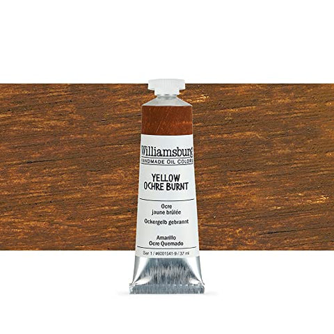 Williamsburg Handmade Oil Paint - Yellow Ochre Burnt, 37 ml tube