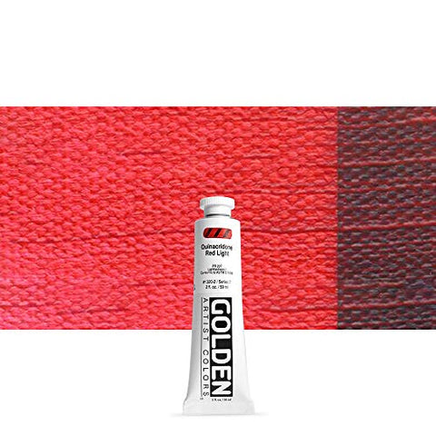 2 Oz Heavy Body Acrylic Color Paints Color: Quinacridone Red Light