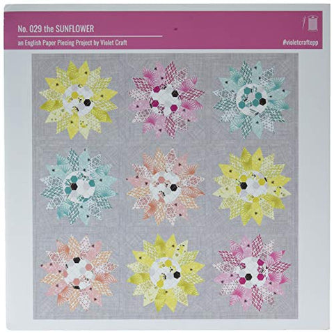 Violet Craft VC029 Sunflower English Paperpiecing, None