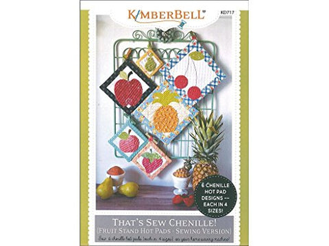 Kimberbell Designs That's Sew Chenille Fruit Stand Hot Pads Book