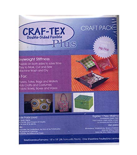 Bosal Double Side Fusible Non-Woven Heavyweight Craf-tex Plus 15in x 18in