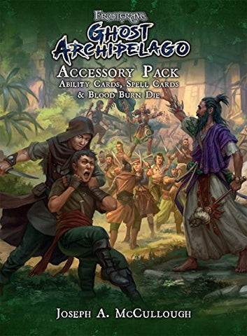 Frostgrave: Ghost Archipelago: Accessory Pack: Ability Cards, Spell Cards & Blood Burn Die