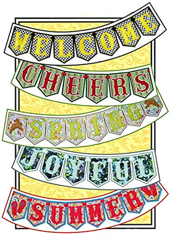 CD Create Your Own Banner Pattern for Machine Embroidery