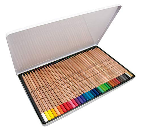 Caja metálica 36 lápices de Colores con mina Grande Ø3,3 mm 213