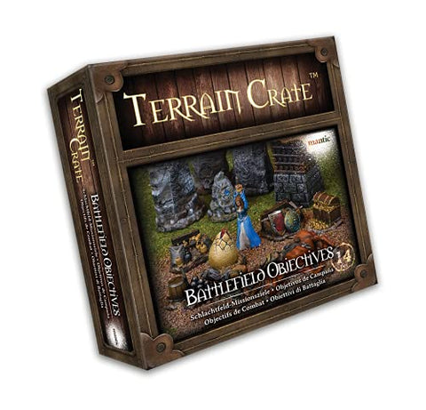 Mantic Games MGTC121 TerrainCrate: Battlefield Objectives, Multi