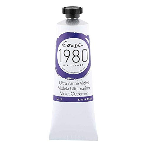 Gamblin 1980 Oil Ultramarine Violet 37Ml