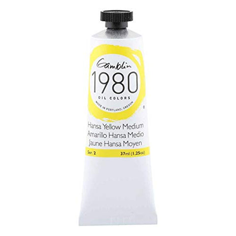 Gamblin 1980 Oil Hansa Yellow Med 37Ml