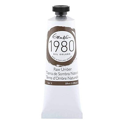 Gamblin 1980 Oil Raw Umber 37Ml