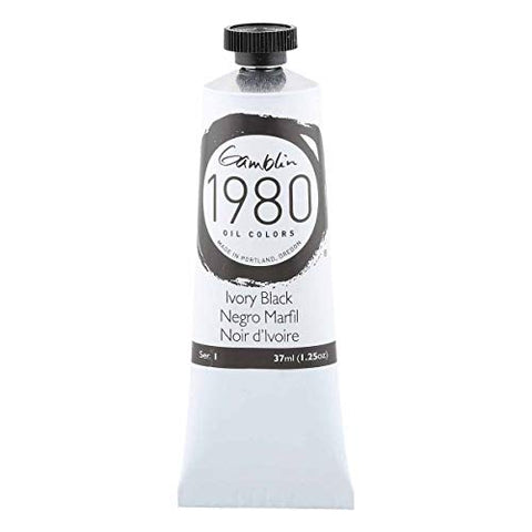 Gamblin 1980 Oil Ivory Black 37Ml