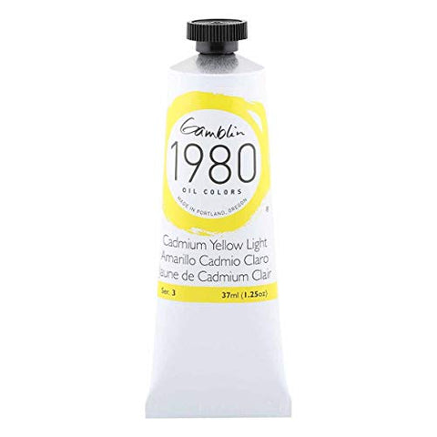 Gamblin 1980 Oil Cadmium Yellow Lt 37Ml