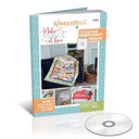 Kimberbell Quilt: Make Yourself At Home Machine Embroidery Design CD & Book, Completed Size: 44x60” + 6 Bonus Projects, Step-By-Step Instructions Beginners to Advanced, Hoops: 4x4, 5x7, & 6x10”, KD805