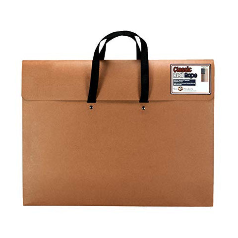 Star Products 17 x 22, Classic Red Rope, Paper Artist Portfolio with Soft Woven Handle – Poster, Art Storage, 17