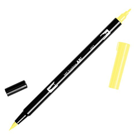 Tombow Dual Brush Pen Art Marker, 062 - Pale Yellow, 1-Pack