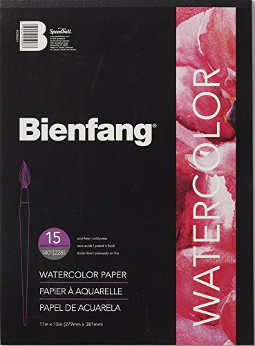 Bienfang Watercolor Paper Pad, 11 by 15-Inch